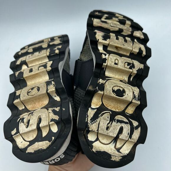 Sorel Kinetic Alpine Black Sneakers Size 7 - Picture 4 of 10